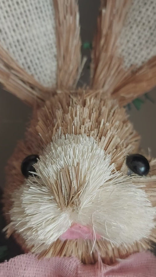 Bunny Deco Mesh Wreath